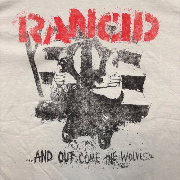 Rancid And Out Come the Wolves Punk Rock Band Tee L - Picture 2 of 4